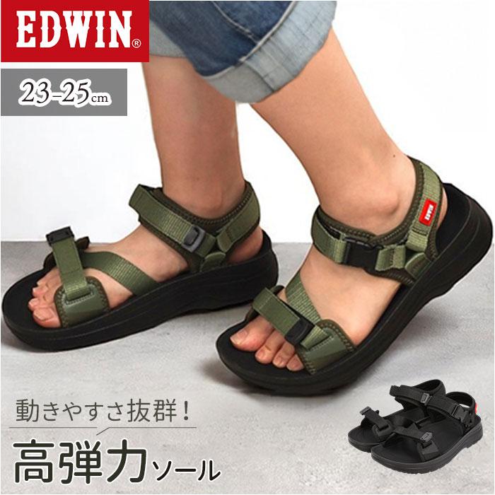 エニド　スポーツサンダル　スポサン EDWIN レディース スポーツサンダル EW5223 | バックヤードファミリー