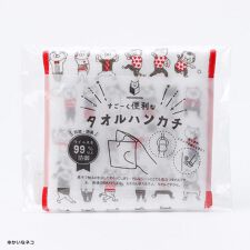 バックヤードファミリー(BACKYARD FAMILY)のNEKONOBA すごーく便利なタオルハンカチ ボーダー