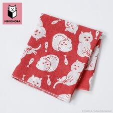 バックヤードファミリー(BACKYARD FAMILY)のNEKONOBA 洗うとふんわりするガーゼ手ぬぐい