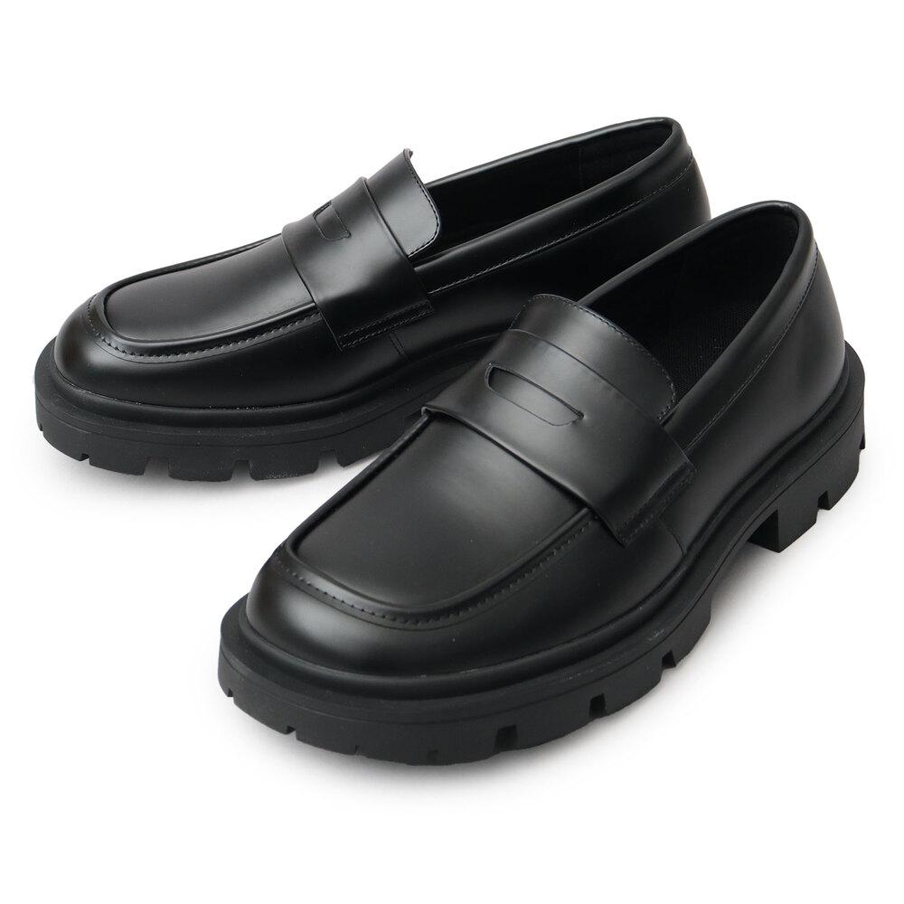 [}C]glabella PLATFORM WIDE COIN LOAFERS/obN[ht@~[iBACKYARD FAMILYj ubN