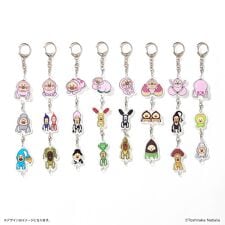 バックヤードファミリー(BACKYARD FAMILY)のこびとづかん トレーディングつながる！3連チャームキーホルダー 全8種 BOX