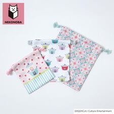 バックヤードファミリー(BACKYARD FAMILY)のNEKONOBA 巾着3個セット
