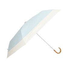 晴雨兼用ブラックコーティング折りたたみ傘 竹手元