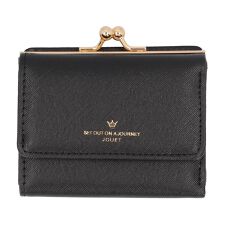 角シボ合皮がま口財布