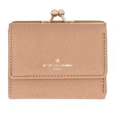 角シボ合皮がま口財布