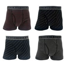 バックヤードファミリー(BACKYARD FAMILY)の【DAVID HICKS】染みないボクサーブリーフ　4枚組