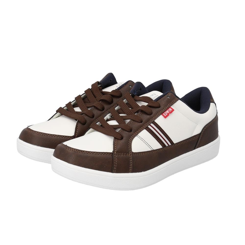 [}C]EDWIN y Xj[J[/obN[ht@~[iBACKYARD FAMILYj WHITE/BROWN