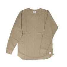 JEMORGAN CVCワッフル ラグラン裾ラウンドL S-T