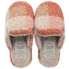 バックヤードファミリー(BACKYARD FAMILY)のカルム プードルボアチェックスリッパ