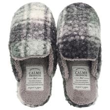 バックヤードファミリー(BACKYARD FAMILY)のカルム プードルボアチェックスリッパ