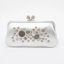 perche ペルケ マルチスタッズ がま口 ロングウォレット