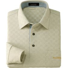 バックヤードファミリー(BACKYARD FAMILY)の長袖ニットポロシャツ