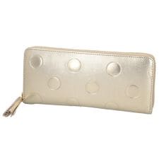 バックヤードファミリー(BACKYARD FAMILY)のperche ペルケ ドット型押 ジャバラ長カードウォレット