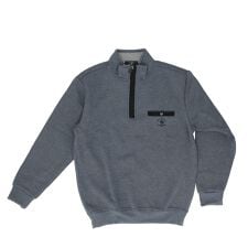 SANTA BARBARA 裏起毛ハーフジップトレーナー