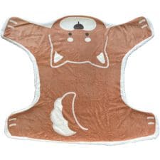 バックヤードファミリー(BACKYARD FAMILY)の犬のかたちブランケット