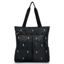 刺繍ファスナートートバッグ