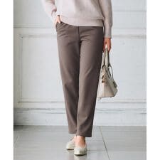 裏起毛あったか裾ファスナー付きパンツ