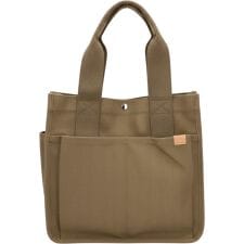 DOT&STRIPE キャンバス両サイドポケット付きA4 トート