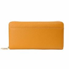 LIZDAYS Leather skimming black long wallet