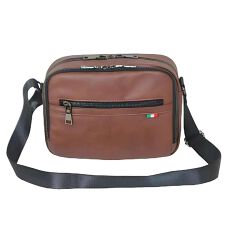 BURNINGSTAR 合皮ショルダーバッグ 横型