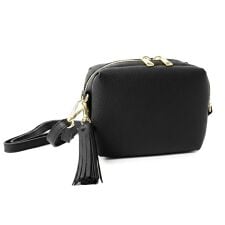 DOT&STRIPE フリンジ付ミニショルダー