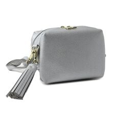 DOT&STRIPE フリンジ付ミニショルダー