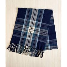 カシミヤタッチチェックマフラー