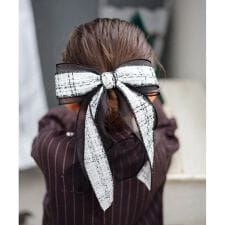 Rora クラシック ツイード ヘアゴム