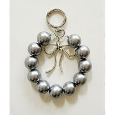 パール リボン キーチャーム