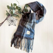 クラシックチェック大判マフラー