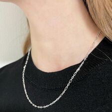 SV925製アンカーフィガロチェーン 線径0.60mm太さ2.1mm