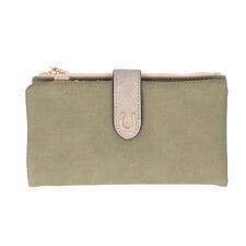 エポメタルデニムライクトライカラー マルチポケット長財布