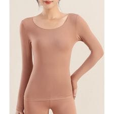 超薄型発熱インナー保温シャツ