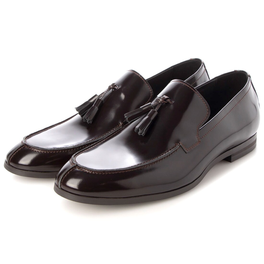 ガラスレザー タッセル カジュアル ローファー | フープ ディ ドゥ