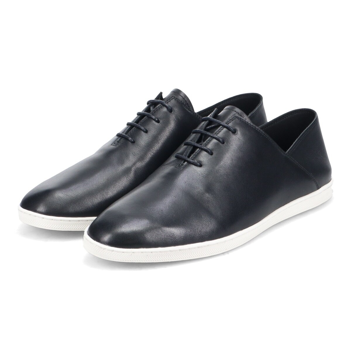 フープ ディ ドゥ（whoop−de−doo）/カカトも踏める 2WAY プレーントゥ ローカット レザースニーカー 【PINSON】 24434647bl01.jpg