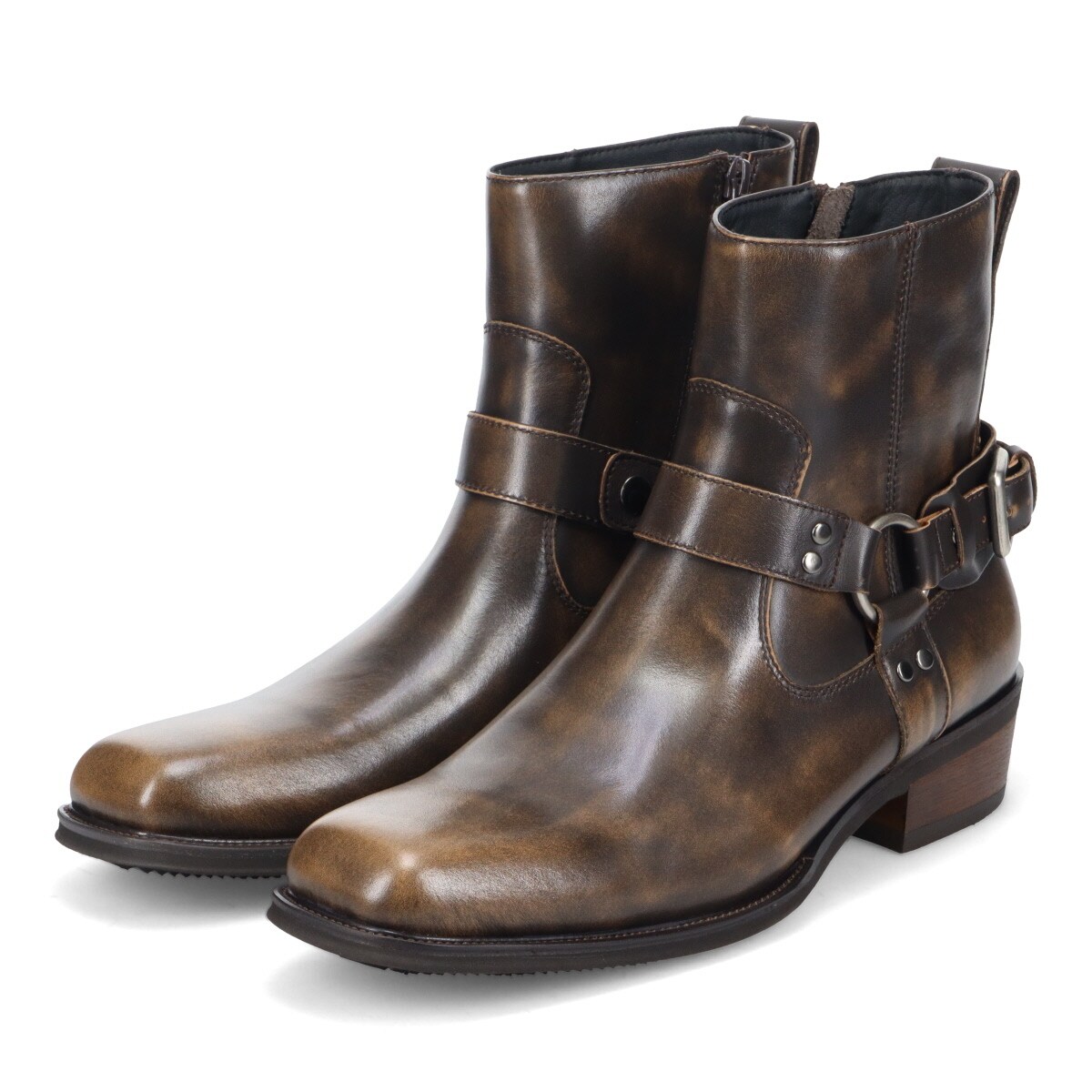 日本製 栃木レザー ラウンドトゥ ワークブーツ | フープ ディ ドゥ