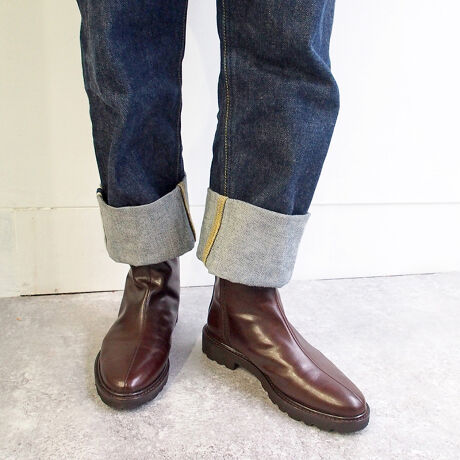 モード感のある 軽量 シンプルショートブーツ あしながおじさん Ashinaga Ojisan ファッション通販 マルイウェブチャネル