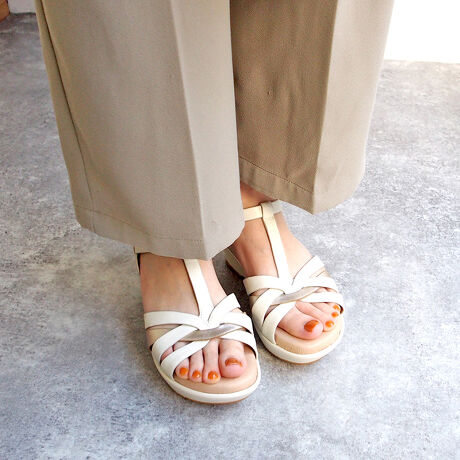 幅広 甲高さんでも痛くならない厚底クッションサンダル あしながおじさん Ashinaga Ojisan ファッション通販 マルイウェブチャネル