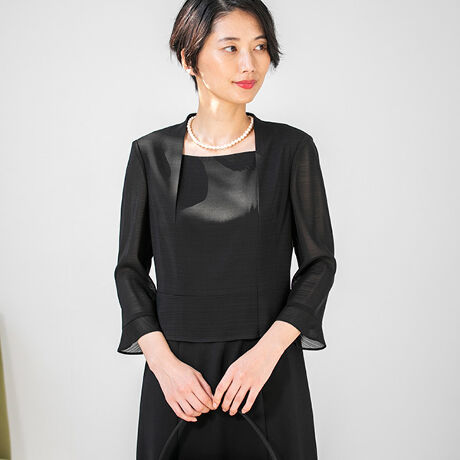 喪服 礼服 ブラックフォーマル ノーカラージャケット マーメイドワンピース フォーマルスーツ フォルムフォルマ Form Forma ファッション通販 マルイウェブチャネル
