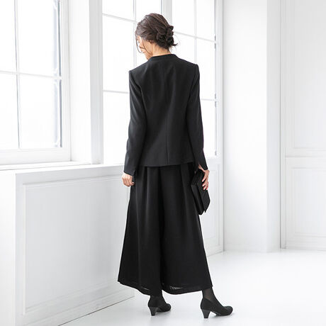 喪服 礼服 ブラックフォーマルスーツ ノーカラーロングジャケット オールインワン ワンピース フォルムフォルマ Form Forma ファッション通販 マルイウェブチャネル 喪服 礼服 ブラックフォーマルスーツ ノーカラーロングジャケット オールインワン ワンピース フォルムフォルマ Form Forma ファッション通販 マルイウェブチャネル