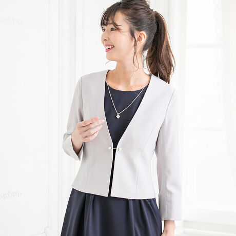 結婚式 卒業式 入学式 セレモニー タックピン付ボレロジャケット フォルムフォルマ Form Forma ファッション通販 マルイウェブチャネル