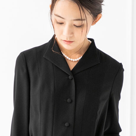 喪服 礼服 ブラックフォーマル フロントボタンフレアワンピース フォルムフォルマ Form Forma ファッション通販 マルイウェブチャネル