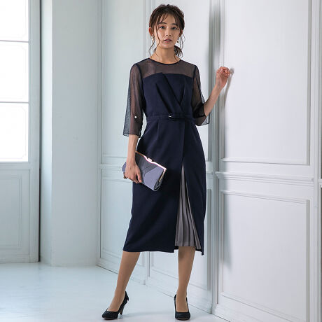結婚式 パーティー フォーマル ビスチェデザインiラインワンピース フォルムフォルマ Form Forma ファッション通販 マルイウェブチャネル