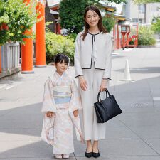 ツイードジャケット＆ワイドパンツ/セットアップ/七五三/卒業式/入学式 