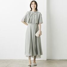 【formforma別注】レースパンツ付きレイヤードドレス/結婚式/パーティー/クルージング/発表会