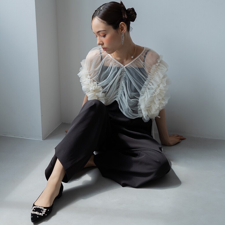 formformaオリジナル　オールインワン×2wayチュールボレロドレス web限定】【小柄さん向けサイズ有】[formformaオリジナル
