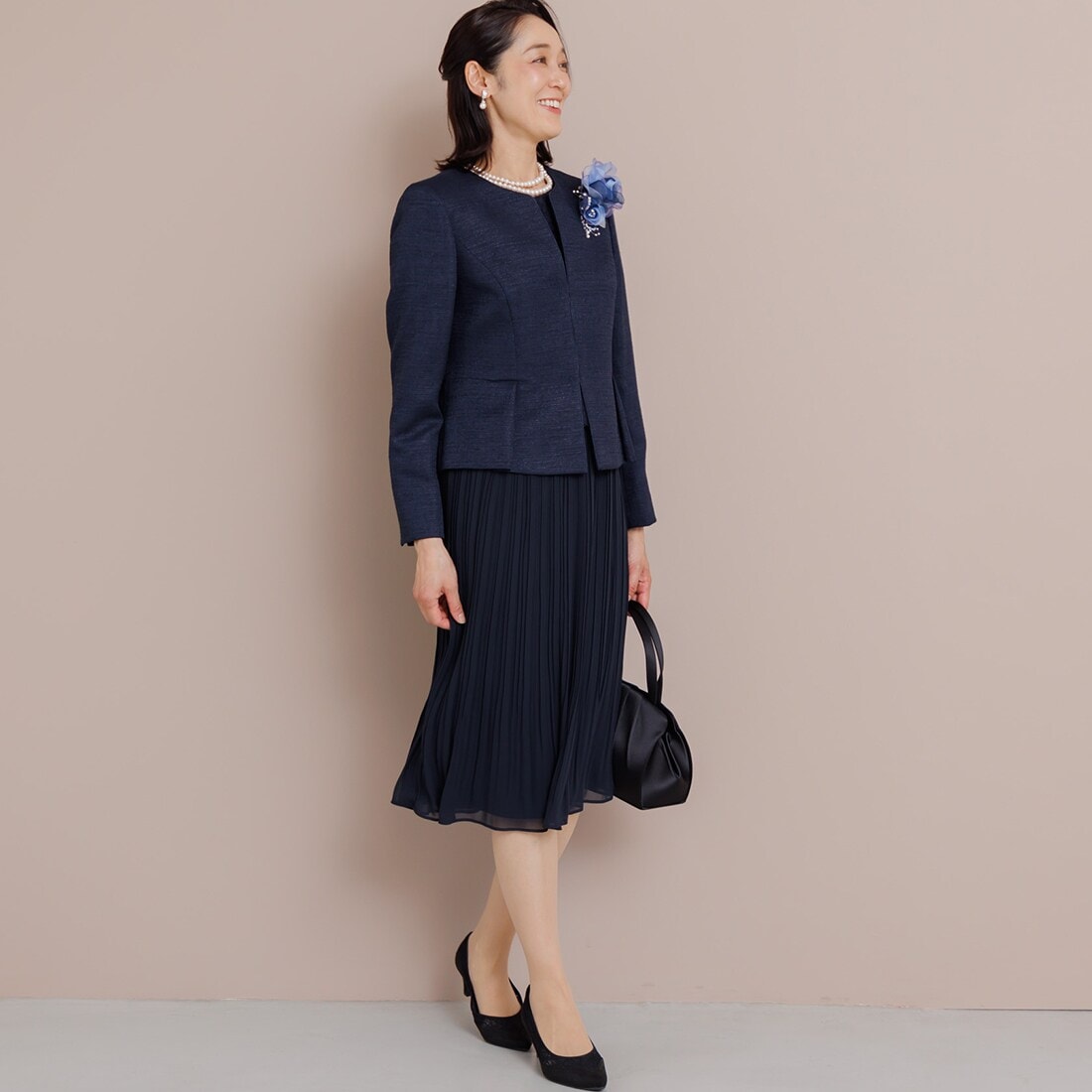 タキシードカラージャケット/結婚式/パーティー/七五三/オフィス/お