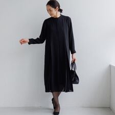 【喪服】ブラックワンピース/礼服/卒業式/入学式/七五三/お宮参り