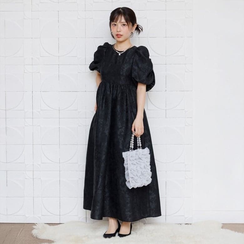 【未使用に近い美品2点】INFINE 結婚式・二次会・パーティー レース＋シフォンワンピース【結婚式・二次会・パーティ