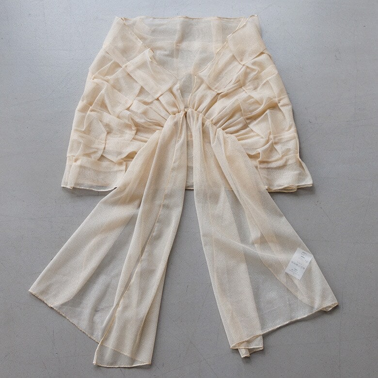 マラボー付き華やかストール/結婚式/二次会/パーティー | フォルム